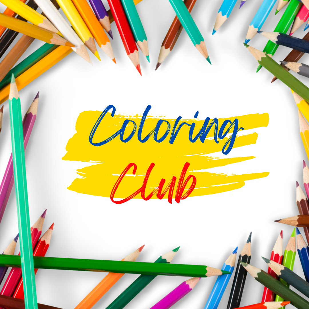 Colored Pencil background Coloring Club