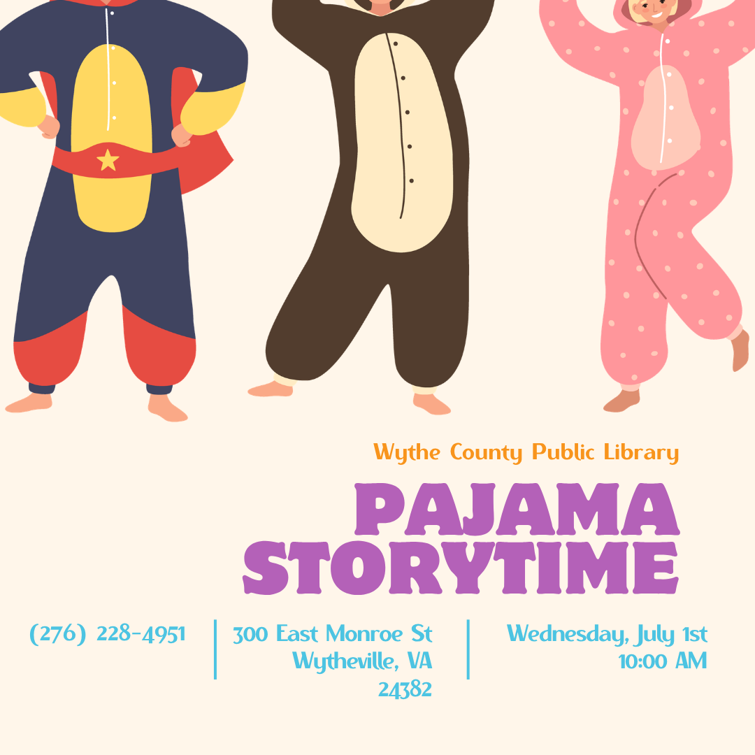 Kids in PJs for PJ Storytime