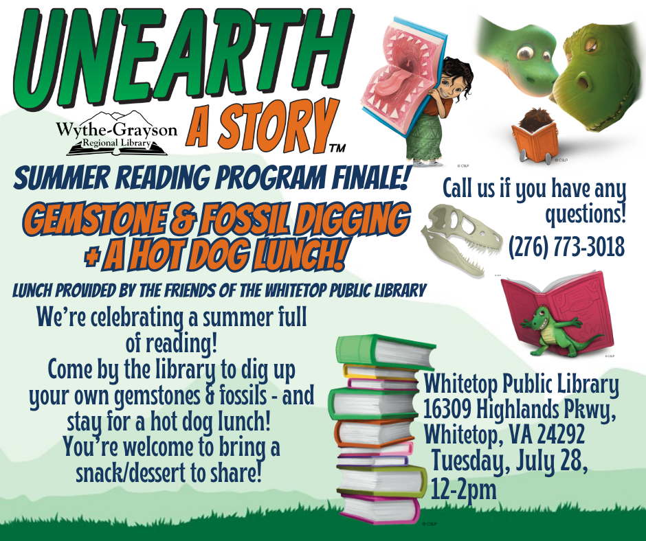 Green Mountain background with books