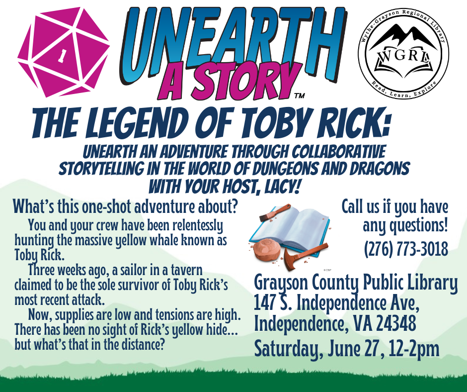 pink 20 sided die with green mountain background