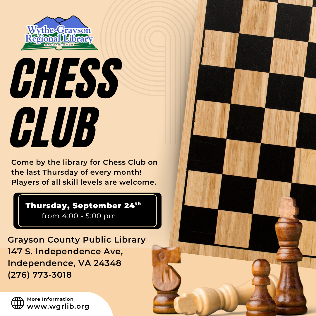 Chess board and chess pieces with Chess Club