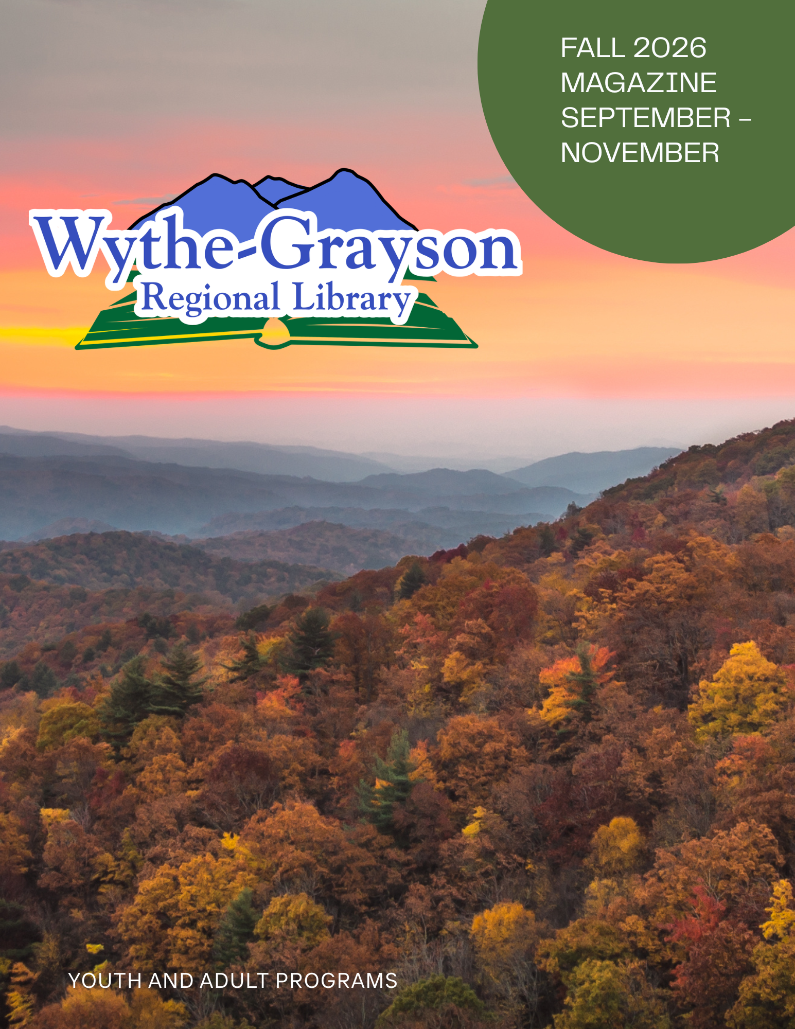 Featured image for “Wythe-Grayson Regional Library Fall Magazine 2026”
