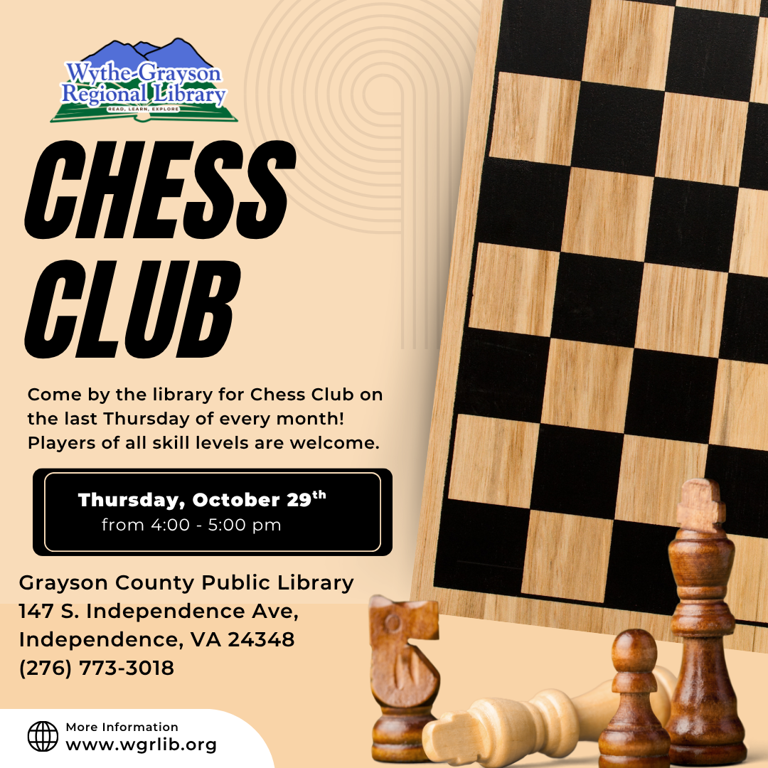 Chess board and chess pieces with Chess Club
