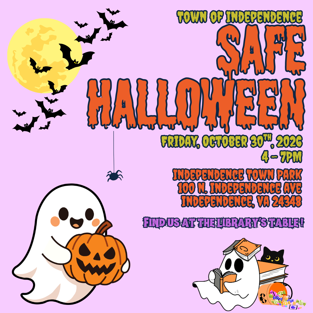 pink background with ghosts and pumpkins for Safe Halloween